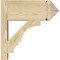 Ekena Millwork Balboa Rough Sawn Arts and Crafts Outlooker, Douglas Fir, 8"W x 18"D x 18"H OUT08X18X18BOA03RDF - alternate 3